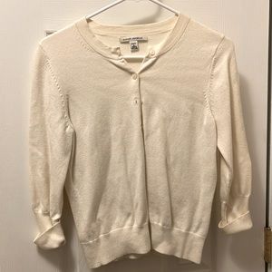 Cream button-up cardigan